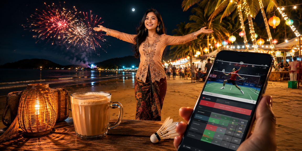 Pengguna mendaftar akaun pvz2 melalui telefon pintar di Langkawi Malaysia