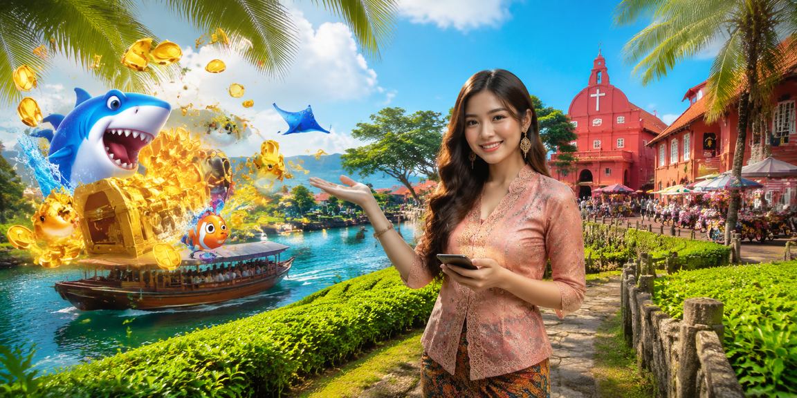 Permainan tembak ikan Melaka bergaya Malaysia di pvz2